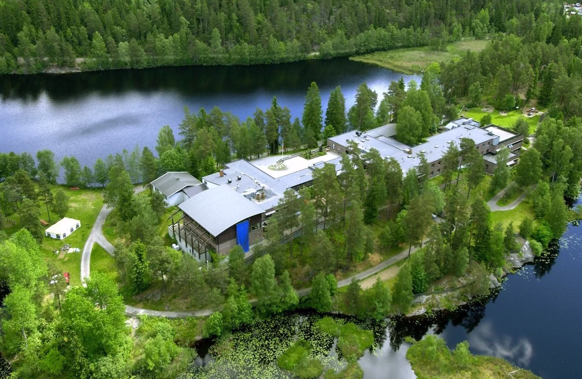 Flyfoto av Frambu